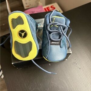 Jordan Blue and Yellow Sneakers Lightweight Comfort